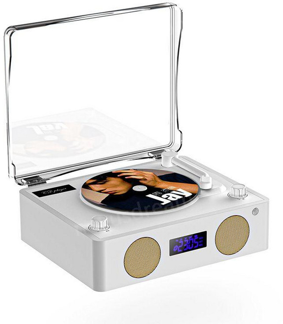 cd플레이어 스피커 인테리어 멀티플레이어 벽걸이 led 블루투스, X20 화이트 영어 버전