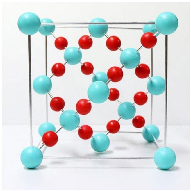 실리카겔 구성성분 SiO2 구조모형 중등기관 분자구조 기초과학, 1세트