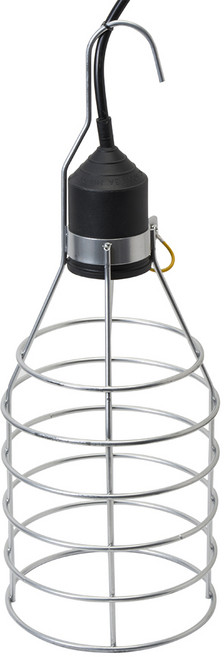 대모갈 철망 램프 보호 커버 접지 작업등 소켓 E39 램프 보호용, 1개