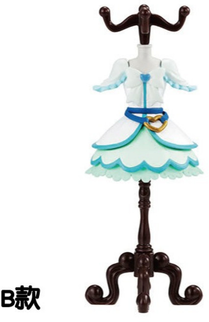 BANDAI 光之美少女飾品衣架 轉蛋服飾收納架, 1個, B款/雪天使3G092