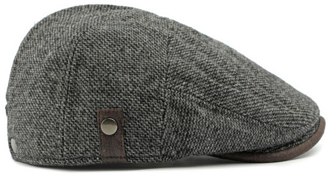 VITALO 캐주얼 시니어 클래식 울 고급 헌팅캡 어르신 도리구찌 중년모자 할아버지모자 중년헌팅캡