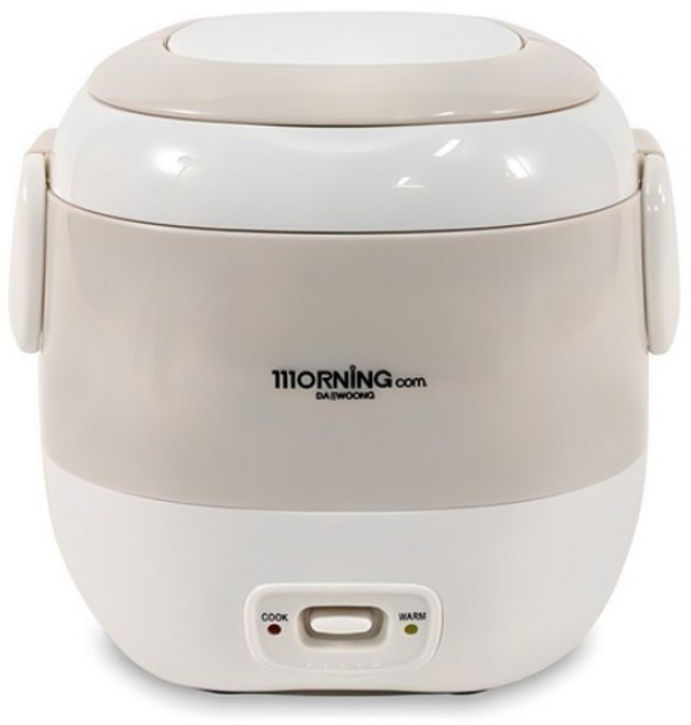 대웅 모닝컴 미니 전기 밥솥 1~2인용, DWR-001KP, 아이보리