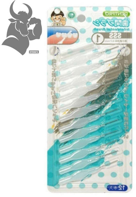 횽이네만물상 덴트프로 치간칫솔 12p I형 4종 일회용치간칫솔, 1개