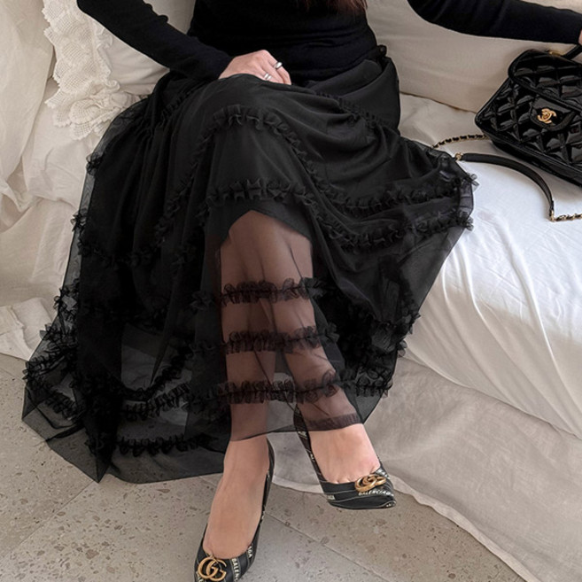 [난닝구]칼레브 밴딩레이스스커트