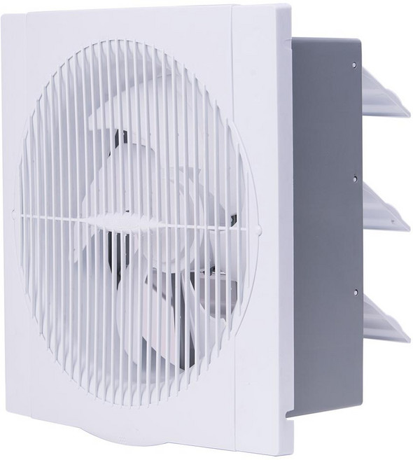 자동셔터(풍압식)환풍기 DWV-30DRWS(전원플러그 스위치 있음 외형 400x400mm 타공치수 350x350mm)