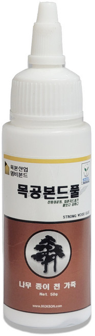엠비본드 풀보다 강한 친환경 목공 본드풀 60ml, 목공본드풀 50g x 4개, 4개