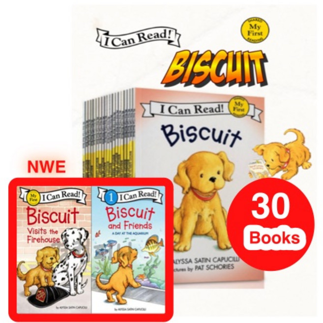 (사은품제공)아이캔리드 비스킷 30권 영어 원서 I Can Read Biscuit 정식음원+단어장 제공