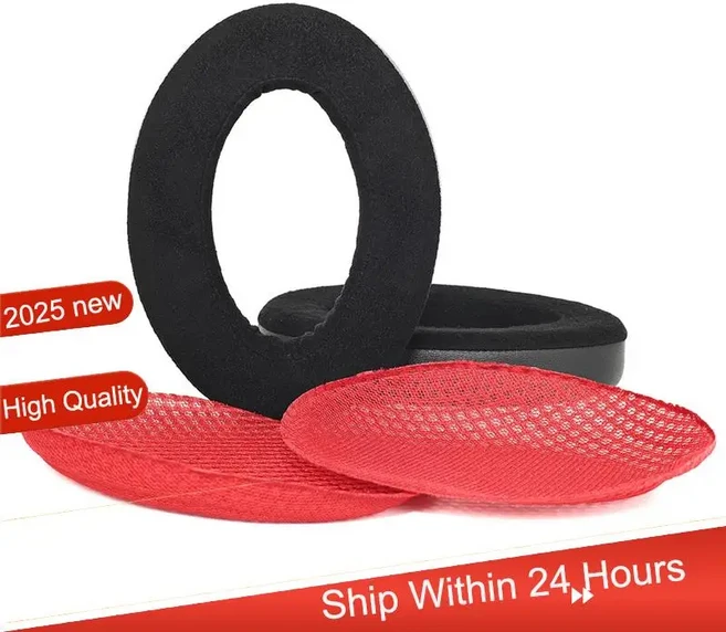 AC18(보장) T+ A Solitaire P-SE 헤드폰 교체용 이어 패드 편안한 패브릭 사운드 절연 향상, 01 Black