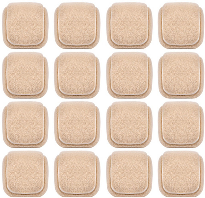 모드라이프 사각 테니스공 체어슈즈 의자발커버 층간소음방지 바닥보호, 1세트, 베이지