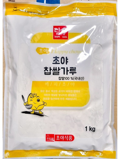 초야 찹쌀가루 100퍼센트 1kg 쌀가루, 1개