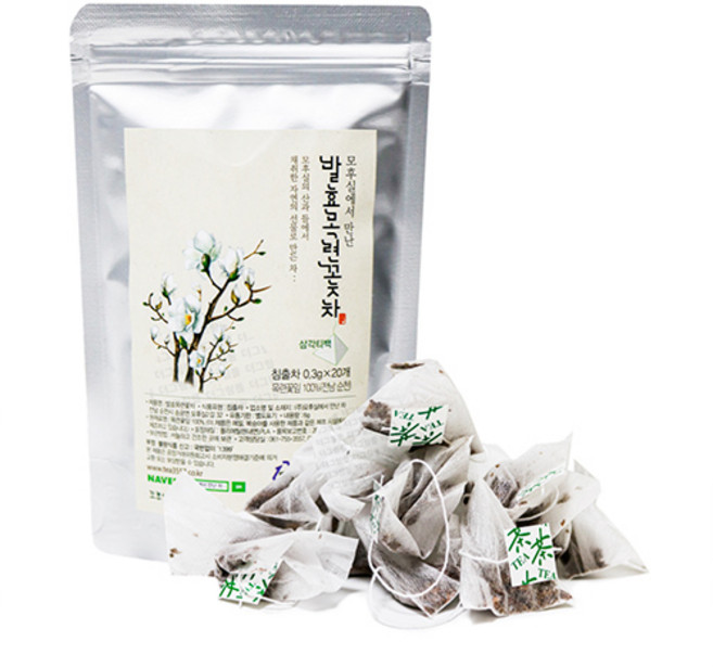 모후실 차 정성을 담은 티백차 여인애차 아침애차 하루애차 정원애차와 꽃차들, 08. 발효목련꽃차20티백, 20개입, 6g