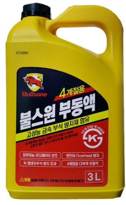 불스원 부식방지 대용량 4계절부동액 3L _ 25660EA, 1개