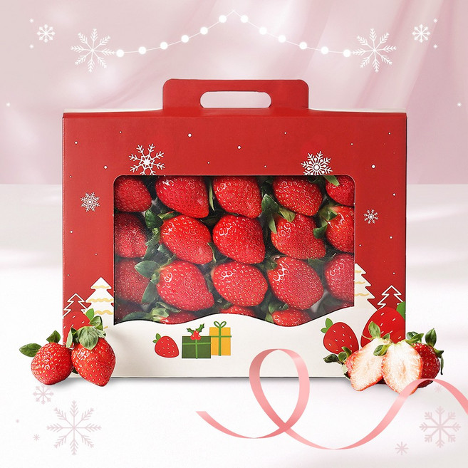 시그니처 설향 딸기 선물세트 500g, 1박스