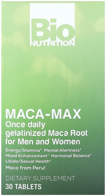 Bio Nutrition 마카 맥스 1000mg 30정, 30개, 1개 - 쿠팡