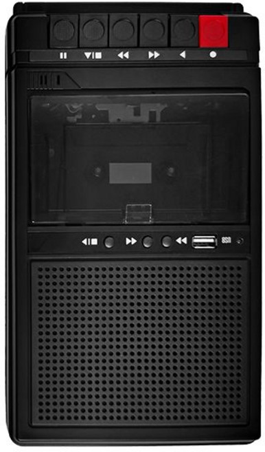 레트로 카세트플레이어 카셋트 복고 소품 테잎, 1. 블랙(USB)