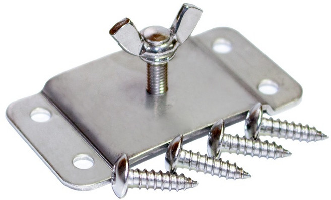 TFC 좌대 경첩 ㄷ자 DIY용 경첩 피스 포함, ㄷ자형 경첩