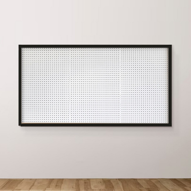 타공게시판 일반형(자석) 대형, 실버, 별도 색상 요청(배송메세지 기재), 알루미늄