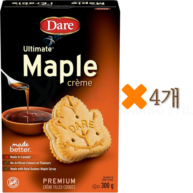 데어 메이플 크림 쿠키, 4개, 300g
