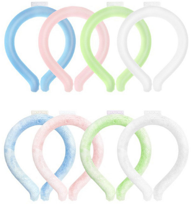 홈밸류언스 3세대 넥쿨러 쿨넥밴드 아이스스카프 개별박스 케이스포장, 블루, 1개