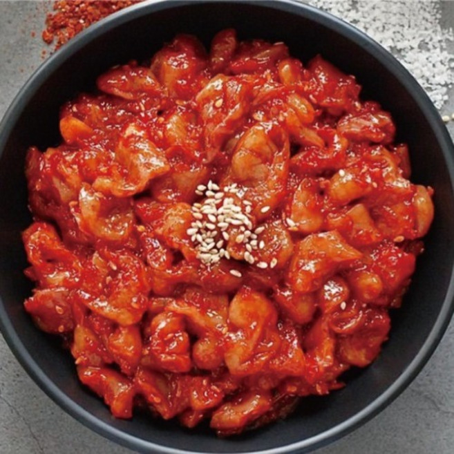 해품 으뜸 창젓 1kg 2kg 가리비 창난, 400g, 1개