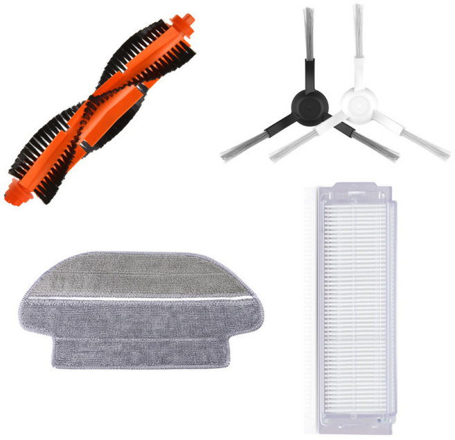 (호환) 에브리봇 3i 로봇 청소기 전용 물걸레, 메인브러시, 1개