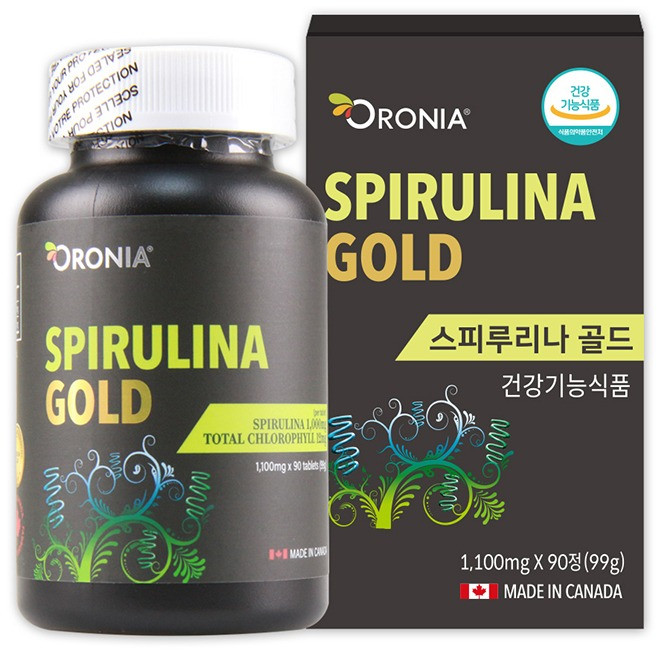 오로니아 스피루리나 골드 99g, 90정, 1개