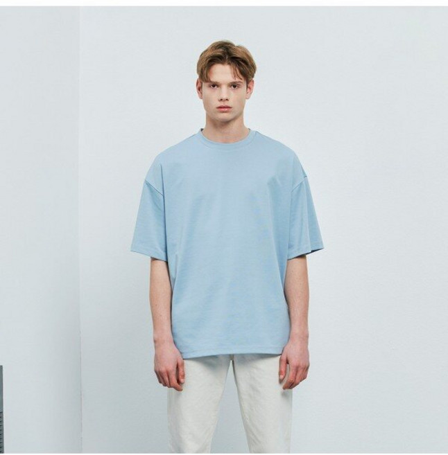 크리스크리스티 크리스크리스티 사이드 벤트 반팔티셔츠_LIGHT BLUE / KKMASWMDP01