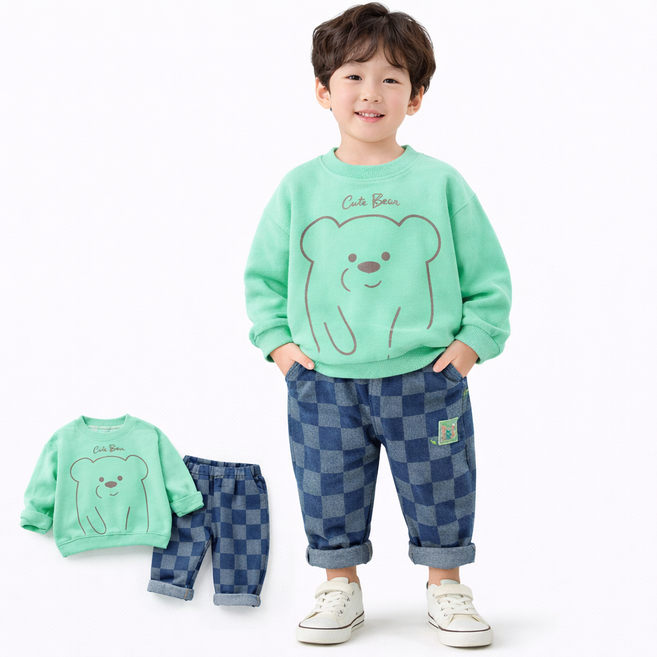 유아상하복 아기등원룩 어린이집 세트 남매룩 단체복 키즈