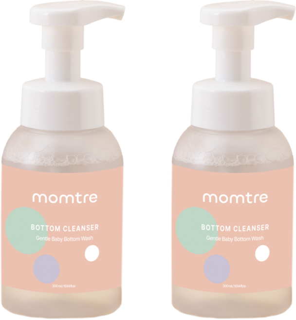 맘뜨레 아기 엉덩이클렌저 신생아 유아청결제 힙클렌저, 2개, 300ml