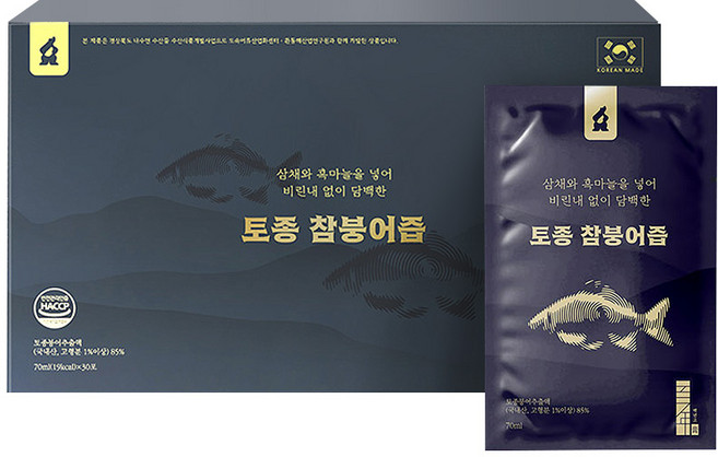백년고 토종 참붕어즙 70g, 180개, 70ml