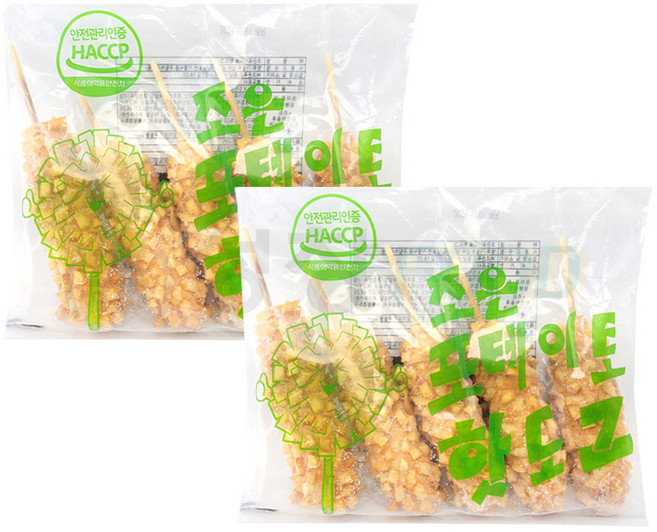 조은푸드 포테이토 핫도그 650g 감자핫도그, 2개