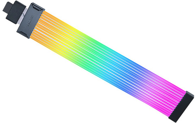 LIAN LI STRIMER WIRELESS 12V-2X6 WIDE 케이블 (PW16-121W 0.34m) 컨트롤러 미포함, 1개