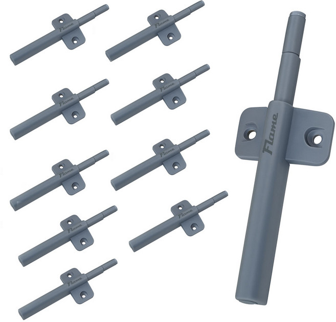 리폼플러스 조절 원터치 스무버 싱크대 수납장 문짝충격 완충기, 10개, 그레이