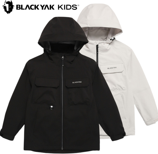 [매장발송]블랙야크키즈 남녀공용 바람막이 3L 사계절 방수방풍자켓 오버핏잠바
