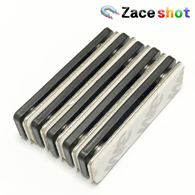 화이트 3M 명찰자석 [제이스샷], 2구 45x13x5.5mm, 5개