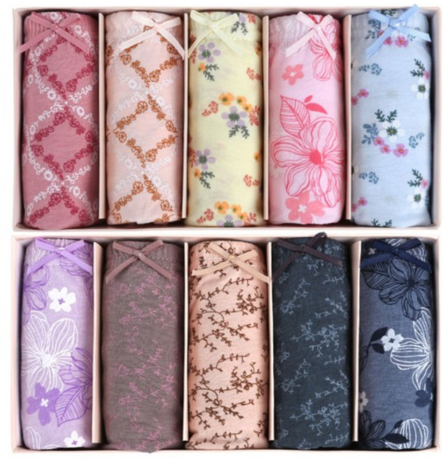 예스플러스 썬샤인샤워 맥시 여성 팬티 10p 세트