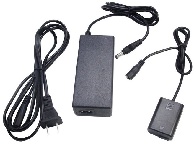 小牛蛙數位 FW50 假電池外接電源適配器 適用於 A7S2 A7M2 A7R2 A6500 A6300 延長相機續航力, 1個, 電池