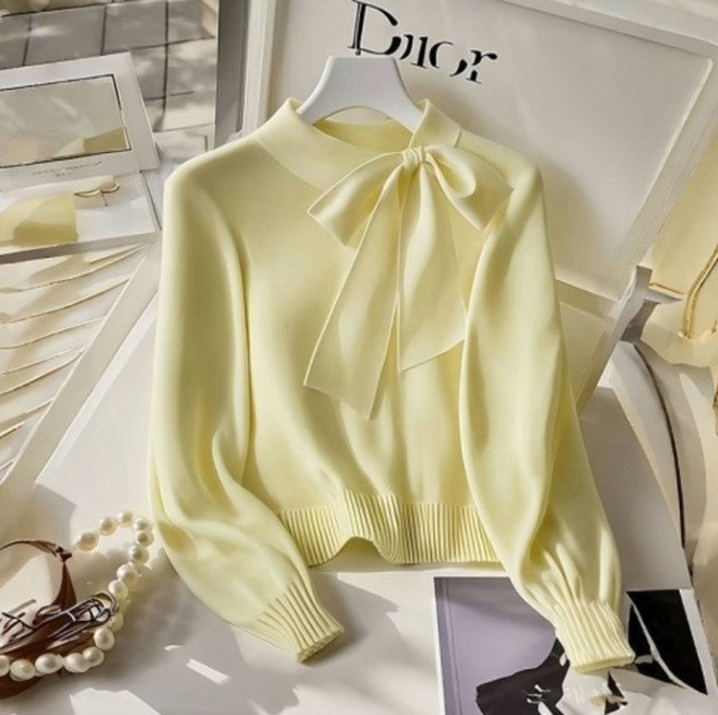 데미안리본니트