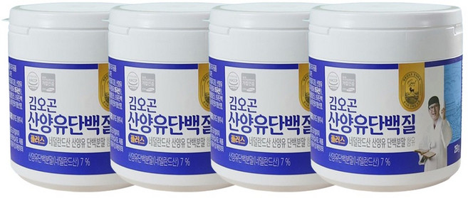 김오곤 산양유 단백질 플러스 파우더 초유 단백질보충, 250g, 8개