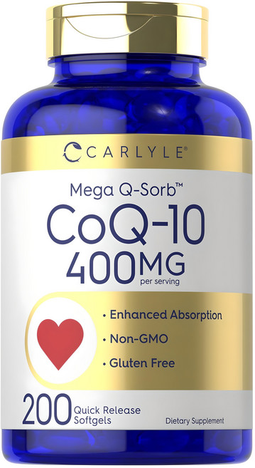 칼라일 CoQ-10 400mg 퀵 릴리즈 소프트젤, 1개, 200정