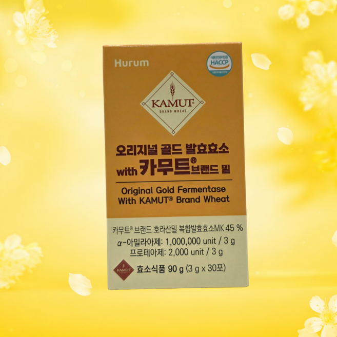 휴럼 오리지널 골드 발효효소 with 카무트 브랜드밀, 5개, 90g