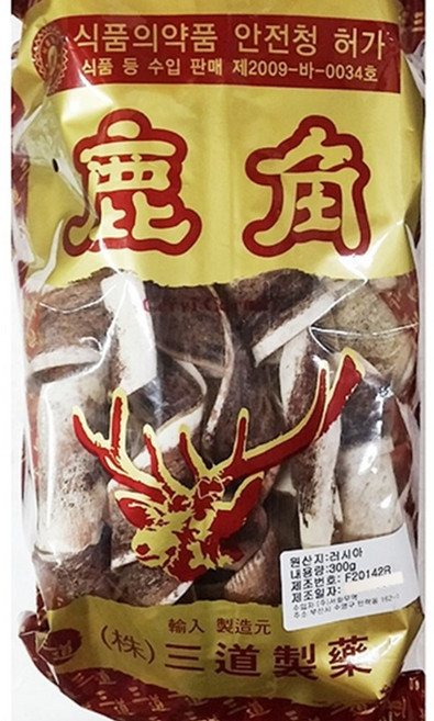 대용량 녹각(삼도 300g) 5봉지 업소용 러시아산, 1개