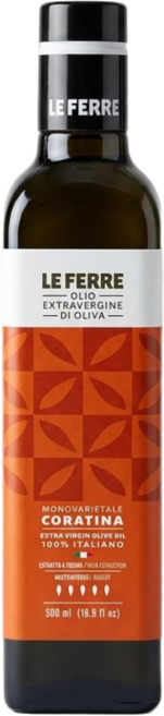 레페레 코라티나 엑스트라버진 올리브오일 햇올리브 폴리페놀 올레오칸탈 이탈리아, 1개, 500ml