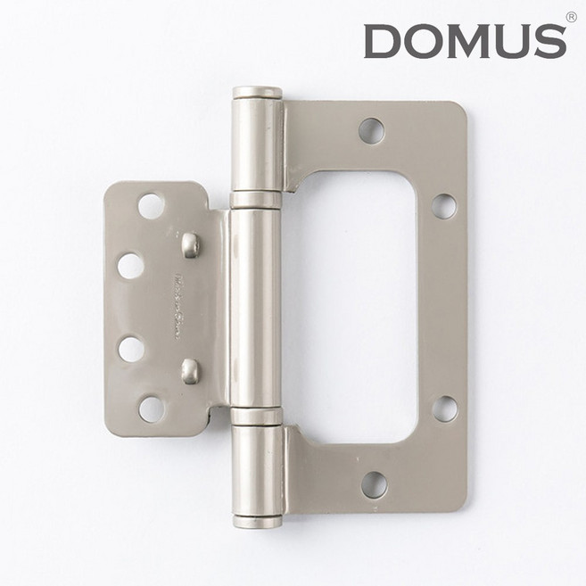 도무스 방문경첩 이지경첩 E-Z 경첩 니켈 NI (58x102mm) 목문 안방 화장실 욕실문고리경첩, 1개