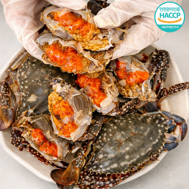 여수엄마 간장게장 양념게장 알배기 간장꽃게장 간장돌게장, 1개, 간장 중1.5kg 2마리+양념 1kg 4-5마리