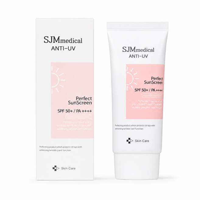에스제이엠 안티 유브이 선크림 SPF50+ PA++++, 60g, 1개