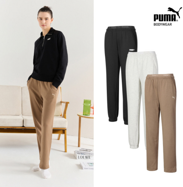 [푸마바디웨어] [푸마][푸마] 여성 데일리 홈웨어 팬츠 3종 세트