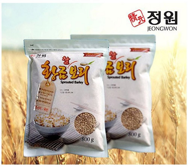 황금보리 찰보리 산 발아 황금찰보리 1개 찰보리 보리쌀 황금보 onl+6880BQ, 1, 800g
