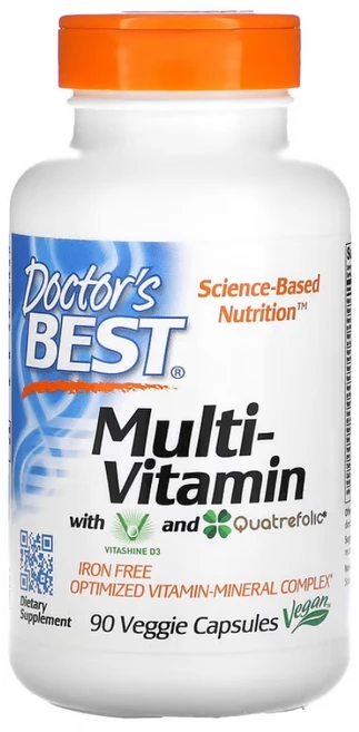 닥터스베스트 멀티 종합 비타민 미네랄 복합체 루테인 칼슘 베지캡슐 90정, 1개 - 쿠팡