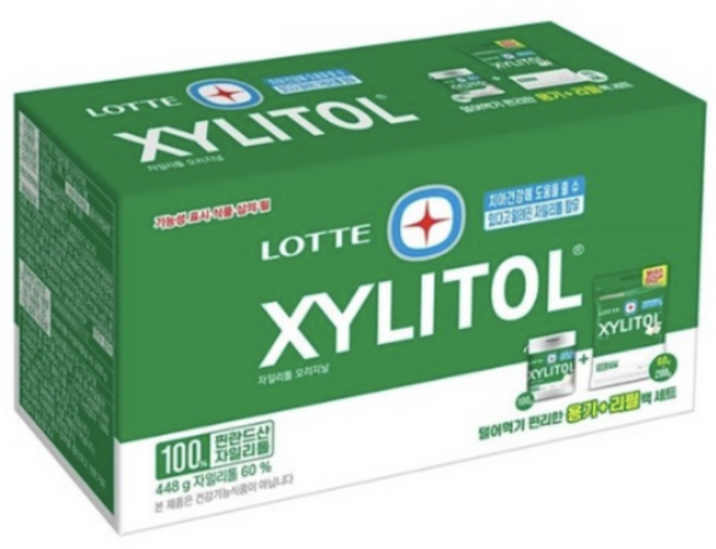 롯데자일리톨 오리지날 껌, 448g, 1개